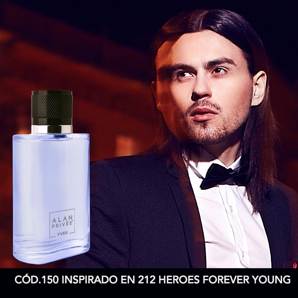 Cód.150 - Inspirado en 212 Heroes Forever Young - Perfume 100 ml.