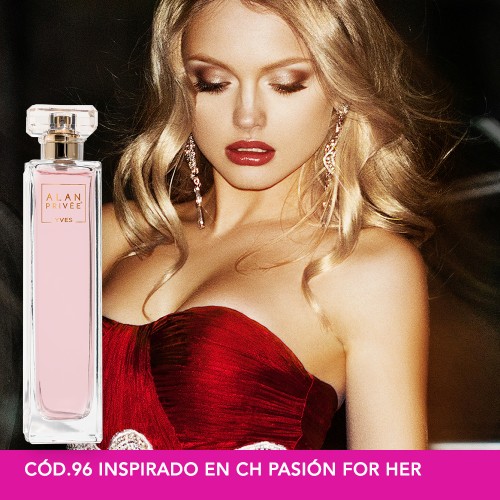 Cód.96 - Inspirado en CH Pasión For Her - Perfume 100 ml.