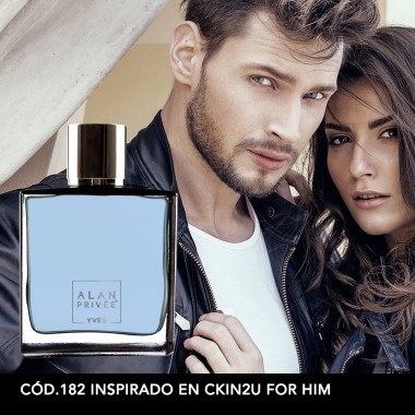 Cód.182 - Inspirado en CKIN2U For Him - Perfume 100 ml.