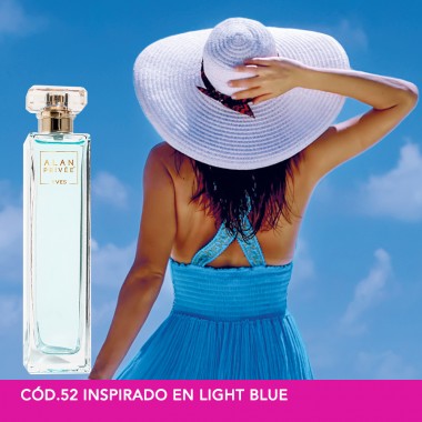 Cód.52 - Inspirado en Light Blue - Perfume 100 ml.