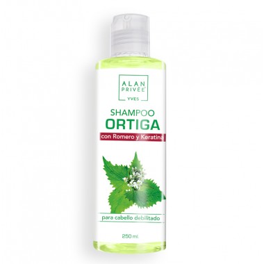 Cód.120204 - Shampoo Ortiga, Romero y Menta - 250 ml.