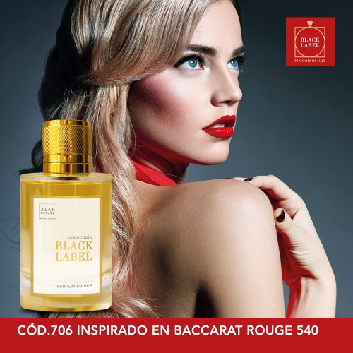Cód.706 - Inspirado en Baccarat Rouge 540 de Maison Francis Kurkdjian - Perfume 100 ml.