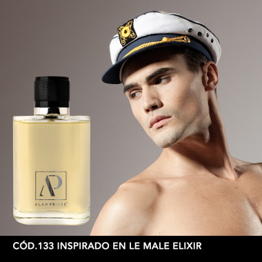 Cód.133 - Inspirado en Le Male Elixir de Jean Paul Gaultier - Perfume 100 ml.